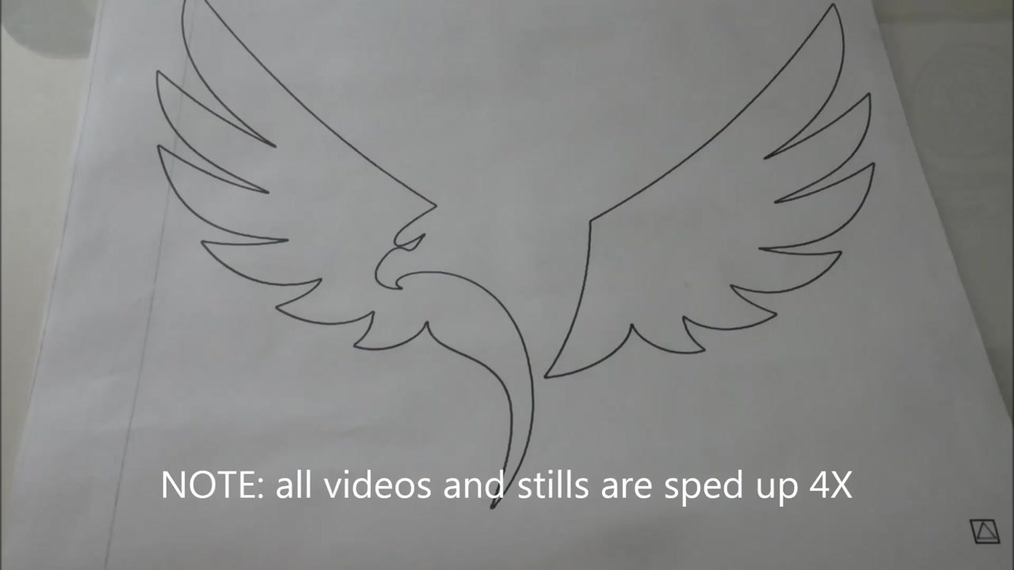 digitizing a flying eagle diagram
