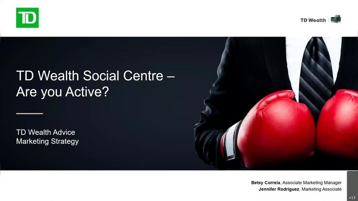 WAS | TD Wealth Social Centre - Are you Active?