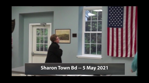 Sharon Town Bd -- 5 May 2021