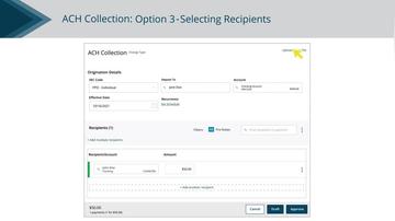 Creating an ACH Collection