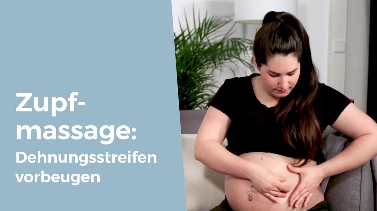 Mit Zupfmassage Dehnungsstreifen vorbeugen