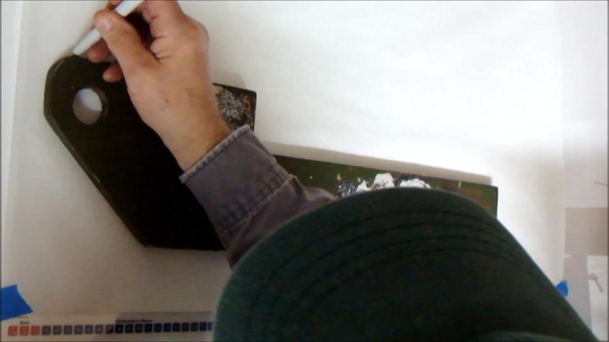 copy a steel cement mixer part and cut it with a plasma cutter