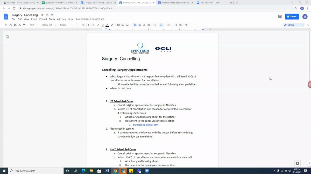 Overview of Surgery Appointment Cancellation P+P .mp4