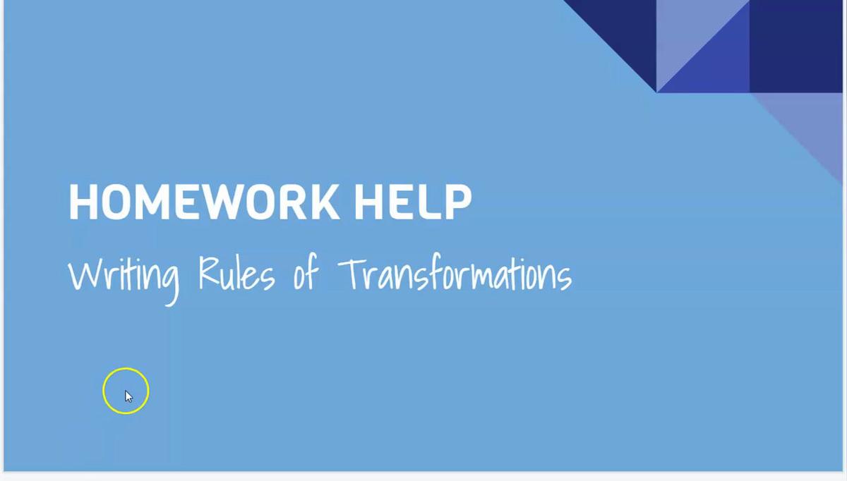 Writing Rules of Transformations.mp4