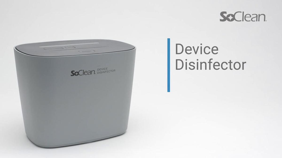 SoClean Disinfector Setup