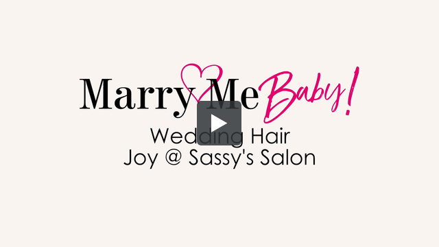 Wedding Hair – Joy @ Sassy’s Salon