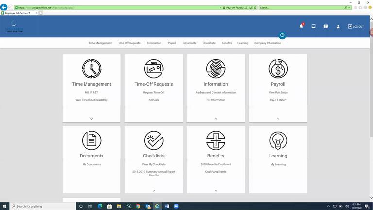 Paycom - Submitting a Time-off Request Tutorial