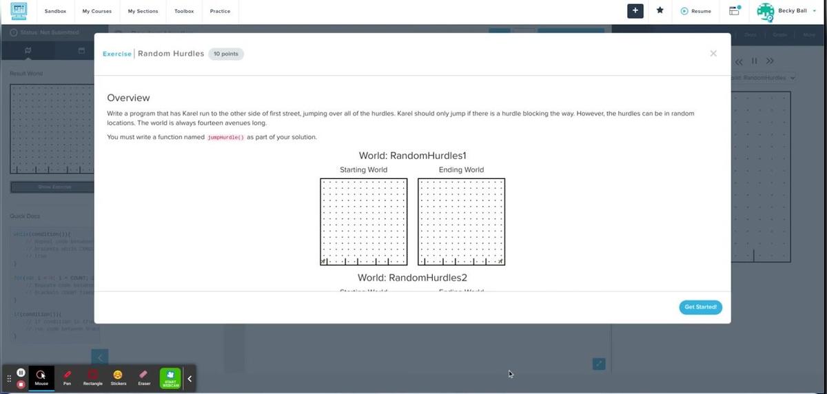 Random Hurdles Homework Help