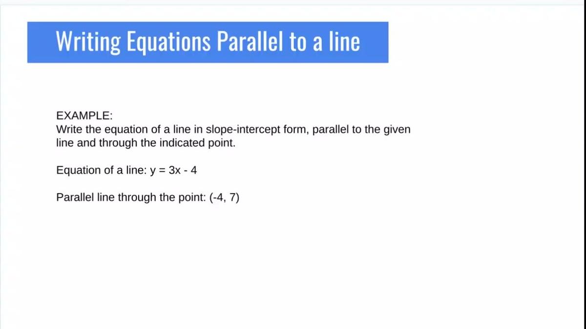 SM1 - Writing equations parallel to a line.mp4