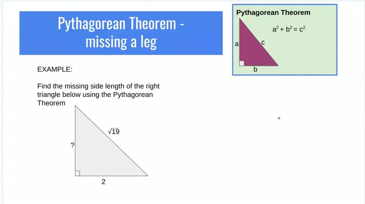 SM1 - Review Pythagorean Theorem 2.mp4