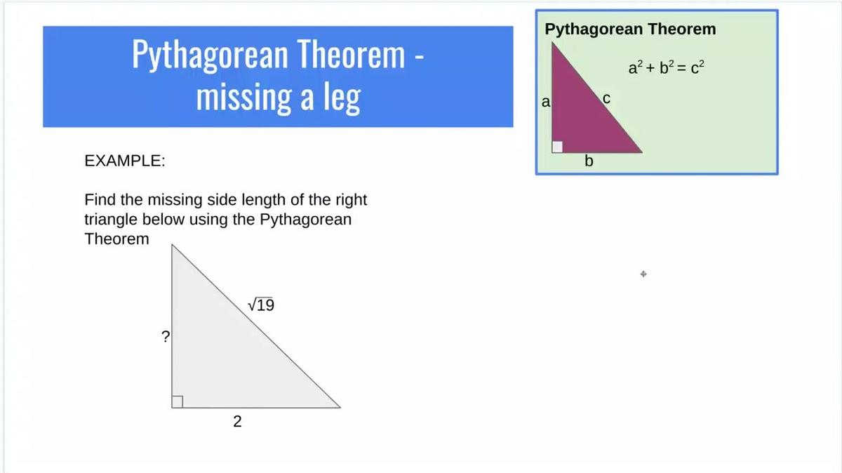 SM1 - Review Pythagorean Theorem 2.mp4