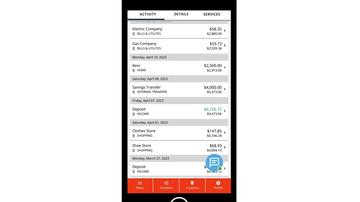 Mobile Banking Interface
