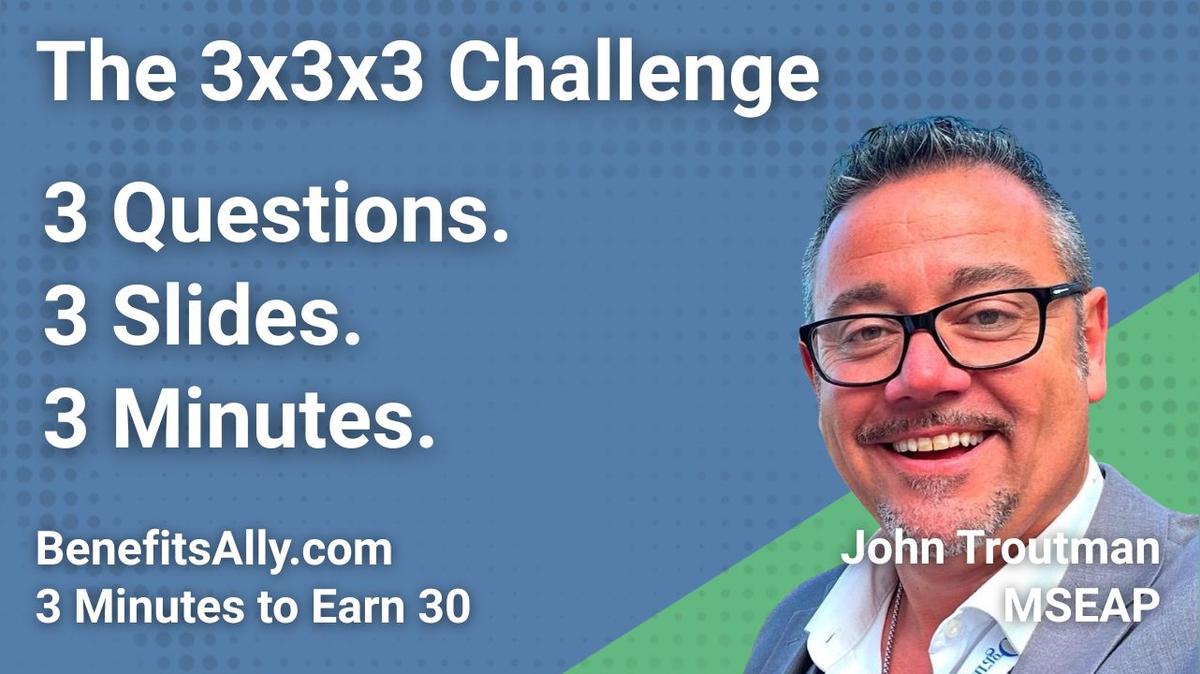 MSEAP - 3x3x3 Challenge with John Troutman