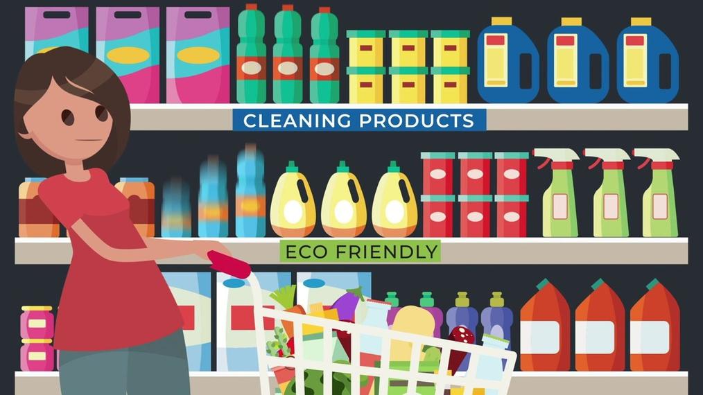 Cleaning Product 3d Animation
