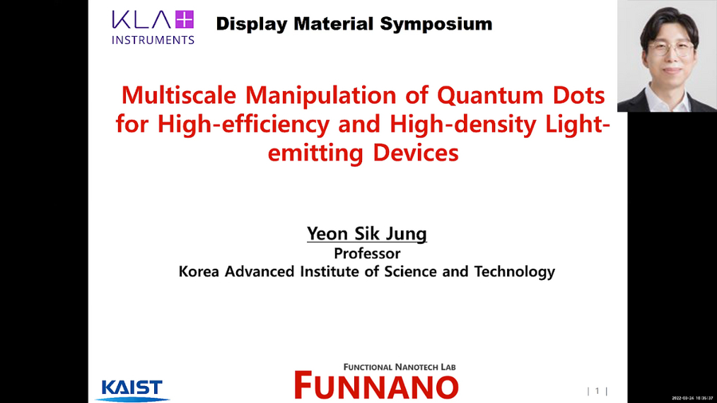 Display Technology Symposium Asia: Multiscale Manipulation of Quantum Dots for High-efficiency and High-density Light-emitting Devices