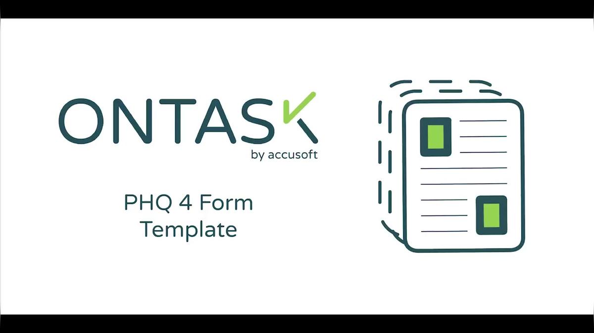 Patient Health Questionnaire PHQ 4 Form