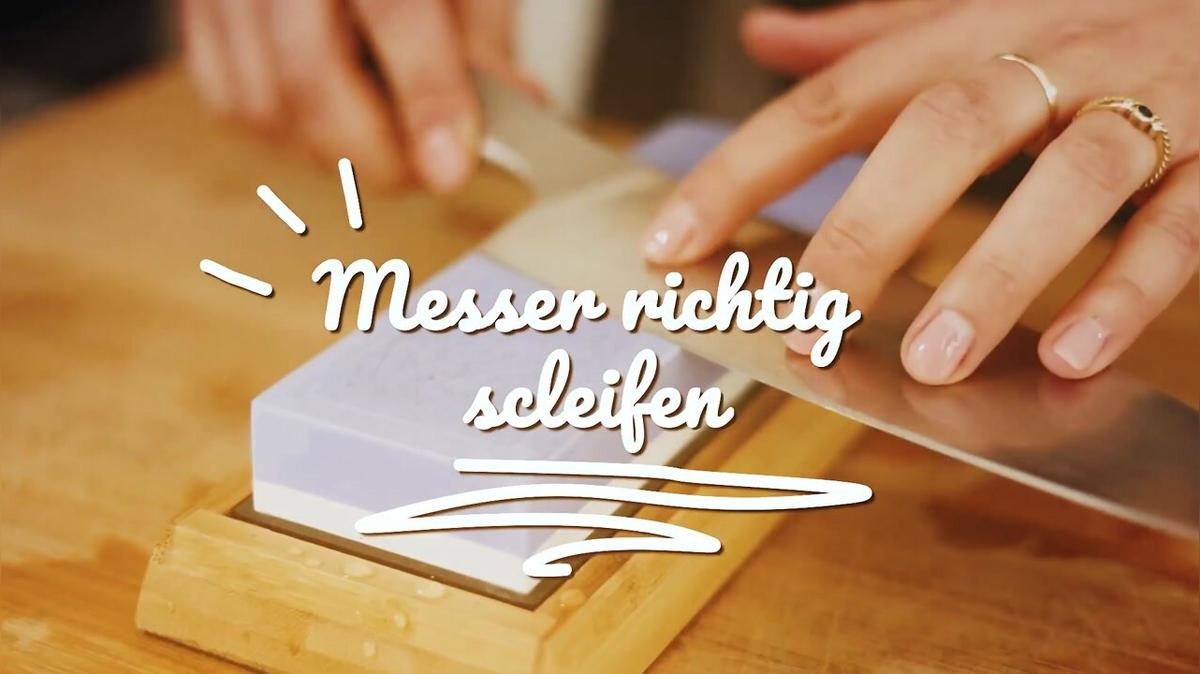 Messer richtig schleifen