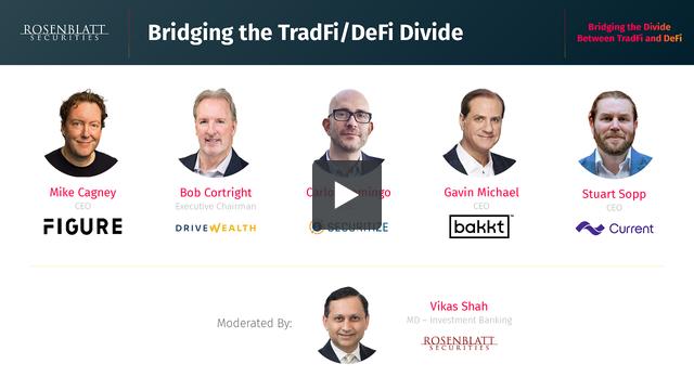 Panel: Bridging the TradFi/DeFi Divide
