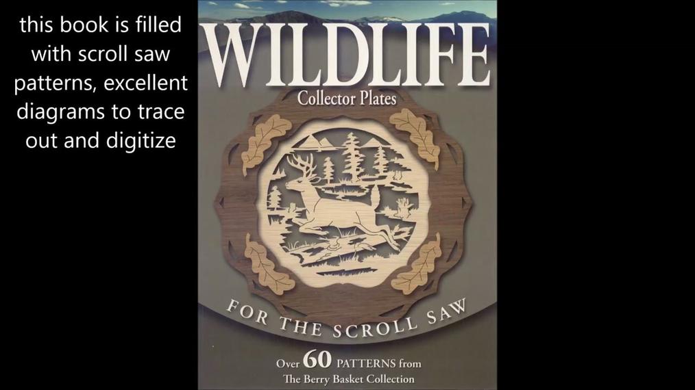 from a scroll saw pattern  to presentable plaque