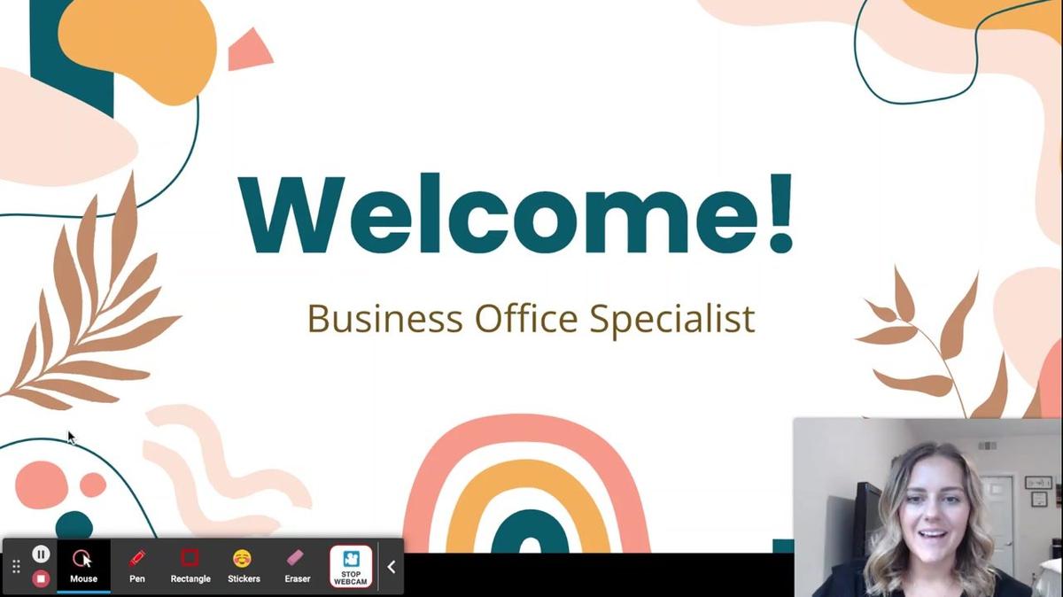 Welcome to Business Office Specialist - Google Slides