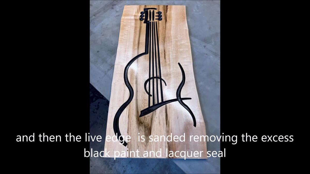 acoustic guitar profile cnc cut