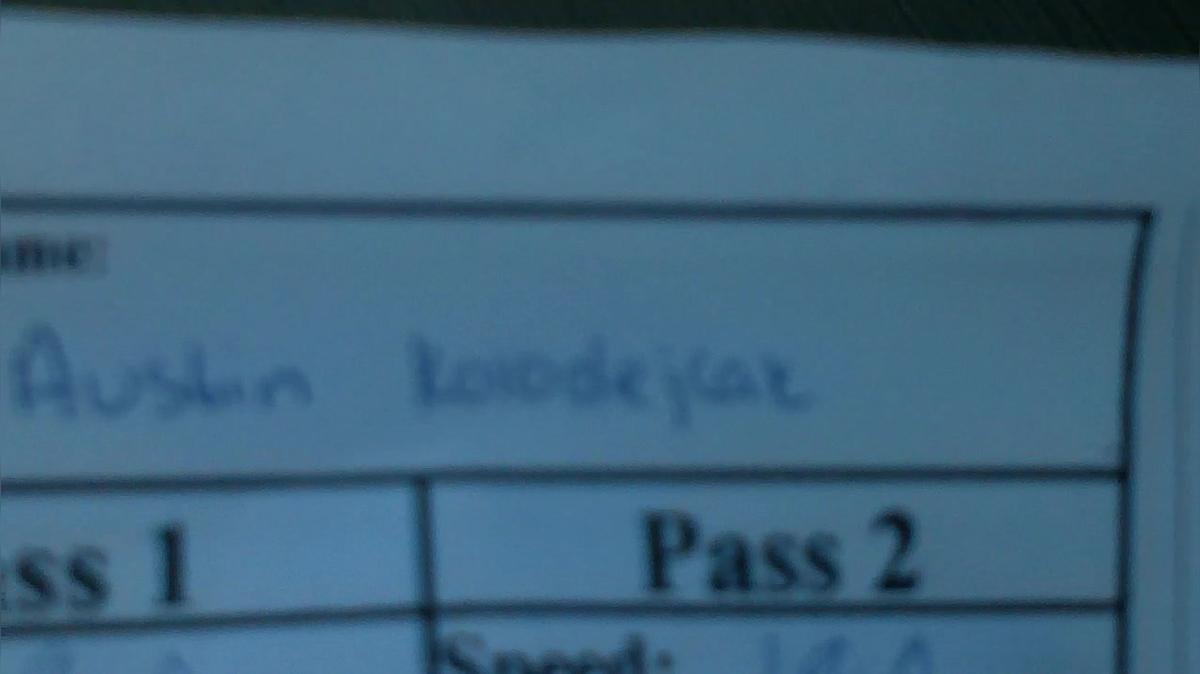 Austin Kolodejcak M2 Round 1 Pass 2