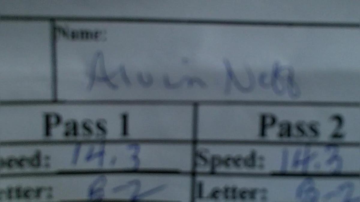 Alvin Neff M7 Round 1 Pass 1