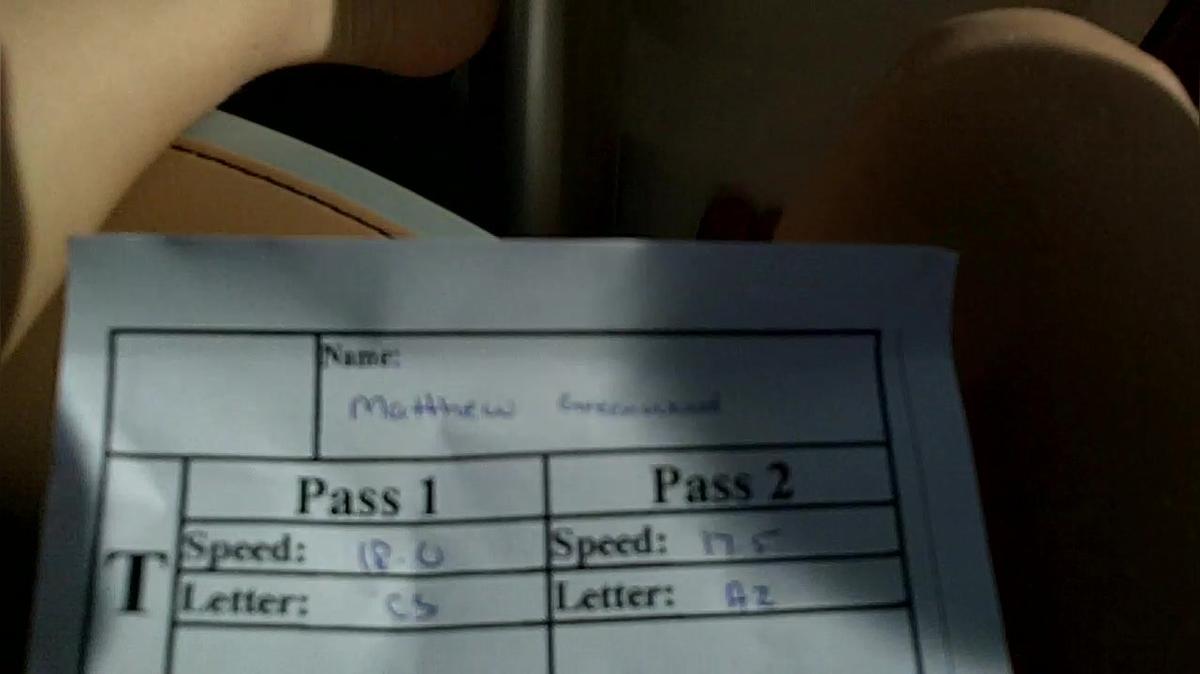 Matthew Greenwood B4 Round 1 Pass 1