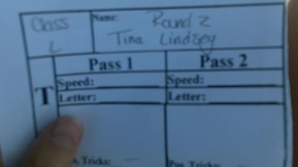 Tristina Lindsey W5 Round 2 Pass 2