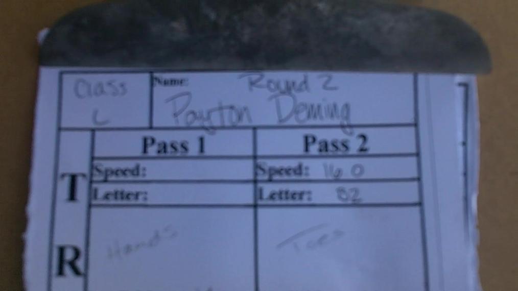 Payton Deming B4 Round 2 Pass 2