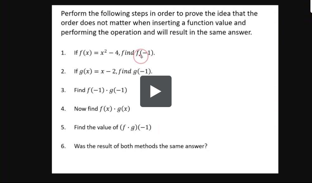 Unit 8 Determining Functions Values Mountainheightsacademy