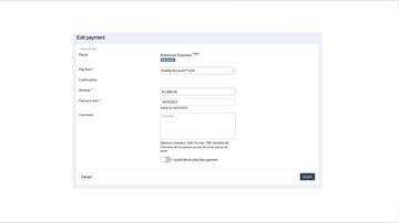Editing or Cancelling a Pending Payment