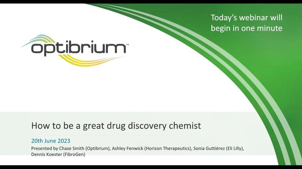 How to be a great drug discovery chemist webinar