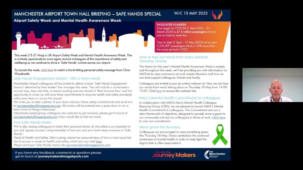 Manchester Airport Town Hall Briefing 19.05.23