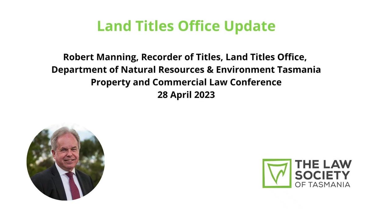 Land Titles Office Update 2023 and Q&amp;A