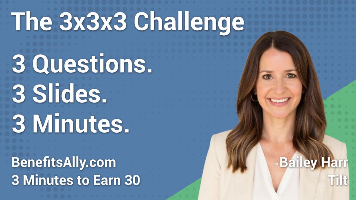 Tilt - 3x3x3 Challenge with Bailey Harr