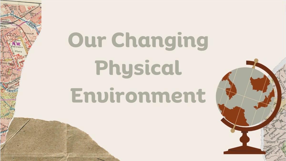 Our Changing Physical Environment-1