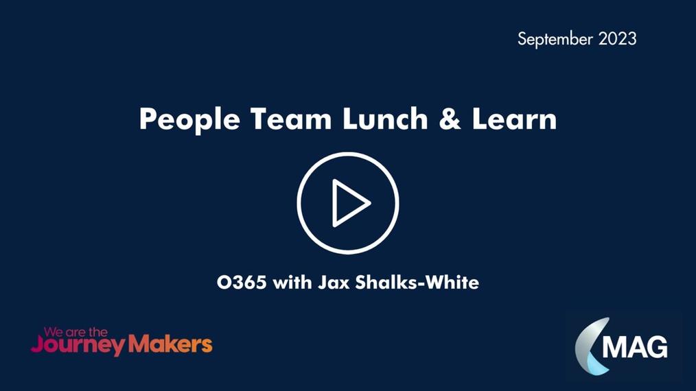 People Team Lunch & Learn O365