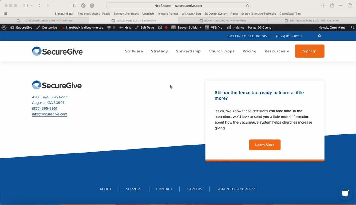 Old vs New Website Editability