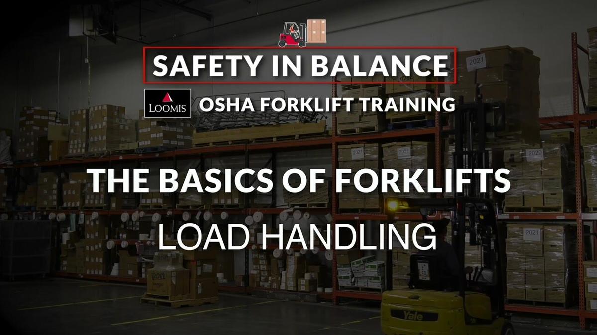 Loomis Forklift Video Part 2 Sections