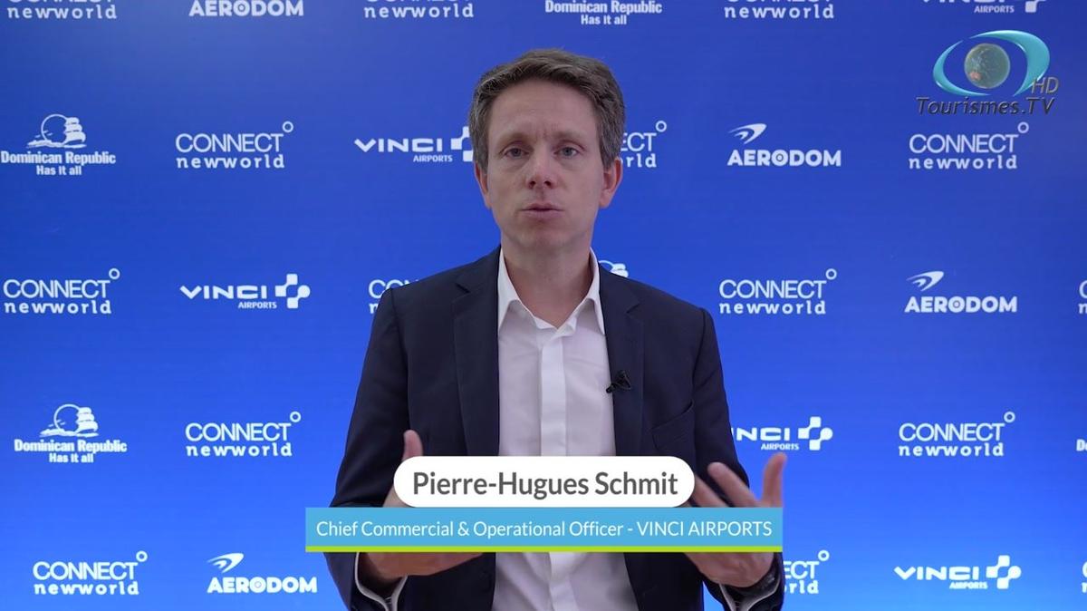 Pierre Hugues Schmidt, directeur commercial et marketing de Vinci Airports 2023