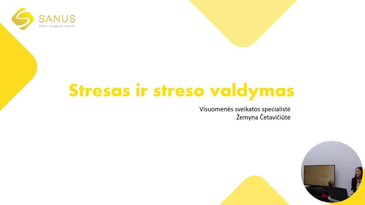 Stresas ir streso valdymas