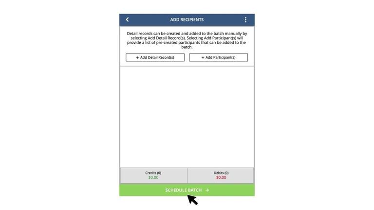 Creating an ACH Batch