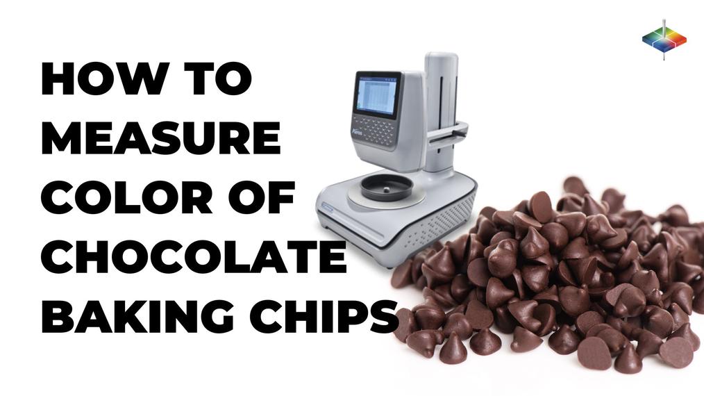 How to measure color of Chocolate baking chips