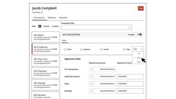 User Rights Setup