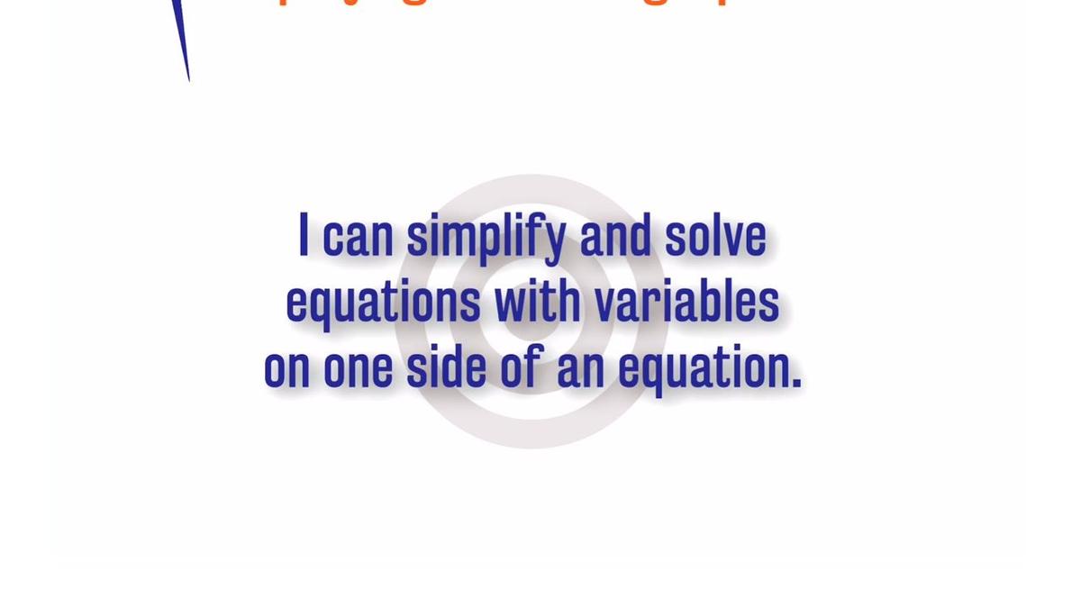 ORSP 2.7.3 Simplifying and Solving Equations