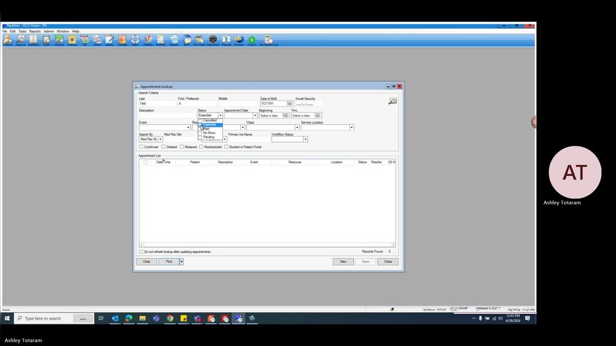 NG PM - Appointment Cancellation