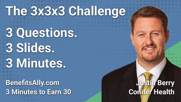 Conifer Health - 3x3x3 Challenge with Justin Berry