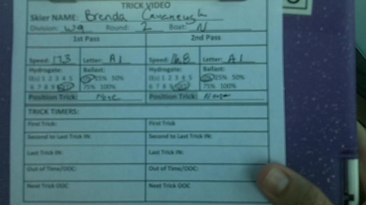 Brenda Cavenaugh W9 Round 3 Pass 1