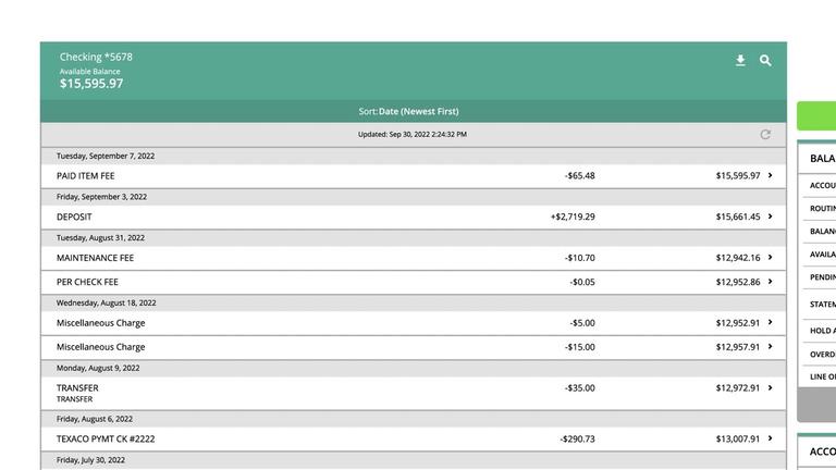 Account Details